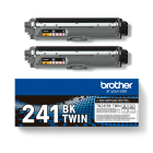 Brother TN 241BKTWIN Black Toner Cartridge Twin Pack Original