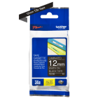 Brother TZ 335 Original P Touch White on Black Tape 12mm x 8m