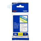 Brother TZE 135 Original P Touch White on Clear Tape 12mm x 8m