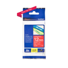 Brother TZE 435 Original P Touch White on Red Laminated Tape 12mm x 8m