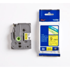 Brother TZE 621 Original P Touch Black on Yellow Laminated Tape 9mm x 8m Brother TZE 621 Original P Touch Black on Yellow Laminated Tape 9mm x 8m