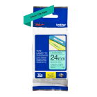 Brother TZE 751 Original P Touch Black on Green Tape 24mm x 8m