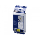 Brother TZE FX211 Original P Touch Black on White Flexible ID Laminated Tape 6mm x 8m Brother TZE FX211 Original P Touch Black on White Flexible ID Laminated Tape 6mm x 8m