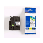 Brother TZE M261 P Touch Black On White Matte Laminated Labelling Tape 36mm x 8m Original