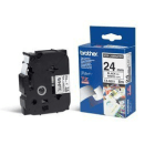 Brother TZE N251 Original P Touch Black on White Non Laminated Tape 24mm x 8m