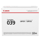 Canon 039 Black Toner Cartridge Original Canon 039 Black Toner Cartridge Original