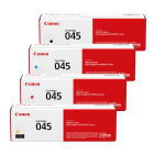 Canon 045 Original Black Colour Toner Cartridge 4 Pack Canon 045 Original Black Colour Toner Cartridge 4 Pack