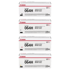 Canon 064H Black and Colour High Capacity Toner Cartridge 4 Pack Original