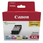 Canon CLI 581 XXL 1998C005 Original Extra High Capacity Black and Colour Ink Cartridge 4 Pack