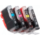 Canon CLI 8 BK C M Y Original Black Colour Ink Cartridge 4 Pack