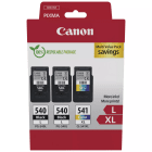 Canon PG 540L CL 541XL 5224B017 Original High Capacity 3 Ink Cartridge Multipack
