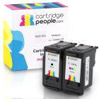 Canon PG 540XL CL 541XL Compatible High Capacity Black Colour Ink Cartridge 2 Pack