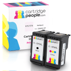 Canon PG 575XL CL 576XL Compatible High Capacity Black Colour Ink Cartridge 2 Pack