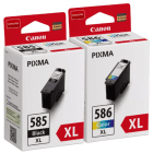 Canon PG 585XL CL 586XL Original High Capacity Black and Colour Ink Cartridge Multipack Canon PG 585XL CL 586XL Original High Capacity Black and Colour Ink Cartridge Multipack