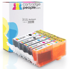 Canon PGI 525PGBK CLI 526 BK C M Y Compatible Black Colour Ink Cartridge 5 Pack