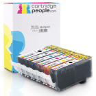 Canon PGI 525PGBK CLI 526 BK C M Y GY Compatible Black Colour Ink Cartridge 6 Pack