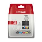 Canon PGI 550XLPGBK CLI 551 C M Y BK Black High Capacity and Colour Standard Capacity 5 Pack Original Canon PGI 550XLPGBK CLI 551 C M Y BK Black High Capacity and Colour Standard Capacity 5 Pack Original