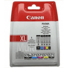 Canon PGI 570XLPGBK CLI 571 BK C M Y Black High Capacity Colour Standard Capacity 5 Pack Original Canon PGI 570XLPGBK CLI 571 BK C M Y Black High Capacity Colour Standard Capacity 5 Pack Original