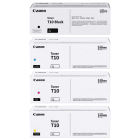 Canon T10 BK C M Y Black and Colour Toner Cartridge Original 4 Pack