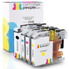 Compatible Brother LC127XL LC125XL High Capacity Ink Cartridge 4 Pack