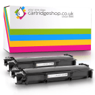 Compatible Brother TN 2320TWIN Black High Capacity Toner Cartridge Twin Pack