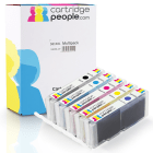 Compatible CLI 581XXL BK C M Y PB Colour Extra High Capacity Ink Cartridge 5 Pack