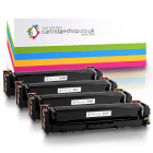 Compatible Canon 054 Black and Colour Toner Cartridge 4 Pack