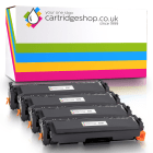 Compatible Canon 055H Black and Colour Toner High Capacity Cartridge Multipack