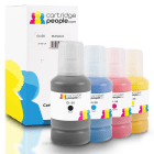 Compatible Canon GI 56 BK C M Y Black and Colour Ink Bottle 4 Pack
