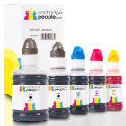 Compatible Epson 105 106 BK PBK C M Y Black Colour Ink Bottle 5 Pack