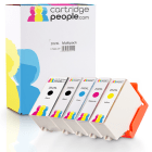 Compatible Epson 202XL Black Colour High Capacity Ink Cartridge 5 Pack