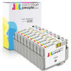 Compatible Epson T096 PBK C M Y LC LM LBK MBK LLBK Black Colour Ink Cartridge 9 Pack