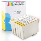 Compatible Epson T130 BK C M Y Black Colour Extra High Capacity Ink Cartridge 4 Pack