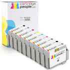 Compatible Epson T157 PBK C M Y LC LM LBK MBK LLBK Black Colour Ink Cartridge 9 Pack