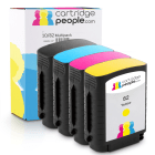 Compatible HP 10 82 Black and Colour Ink Cartridge Multipack