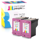 Compatible HP 301XL High Capacity Colour  TWIN PACK DEAL  Ink Cartridges