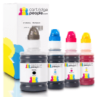 Compatible HP 32XL 31 BK C Y M Black Colour Ink Bottle 4 Pack