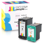 Compatible HP 339 C8767ee 344 C9363ee High Capacity Black Colour Ink Cartridge Pack