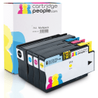 Compatible HP 711 Black Colour Ink Cartridge Multipack