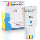 Compatible HP 730 Cyan High Capacity Ink Cartridge P2V68A