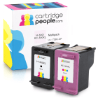 Compatible HP CC641EE CC644EE 300XL Black Colour Pack Ink Cartridges