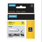 Dymo 1805431 Original Black on Yellow Vinyl Label Tape 24mm x 5.5m Dymo 1805431 Original Black on Yellow Vinyl Label Tape 24mm x 5.5m