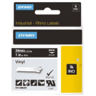 Dymo 1805432 Original White on Black Vinyl Label Tape 24mm x 5.5m Dymo 1805432 Original White on Black Vinyl Label Tape 24mm x 5.5m