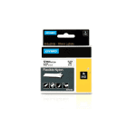 Dymo 18491 S0718090 Original Black on Yellow Flexible Nylon Label Tape 19mm x 3.5m