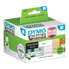 Dymo 2112286 Original Durable White Labels 25mm x 25mm 2 x 850 Labels Dymo 2112286 Original Durable White Labels 25mm x 25mm 2 x 850 Labels