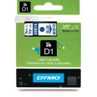 Dymo 40914 S0720690 Original D1 Blue on White Labelling Tape 9mm x 7m