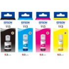 Epson 113 Black Colour Ink Bottle 4 Pack Original