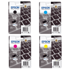 Epson 407 Black and Colour Ink Cartridge 4 Pack Original