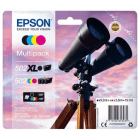 Epson 502XL BK 502 CMY High Capacity Ink Cartridge 4 Pack Original