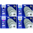 Epson 79 BK C M Y Black Colour Ink Cartridge 4 Pack Original